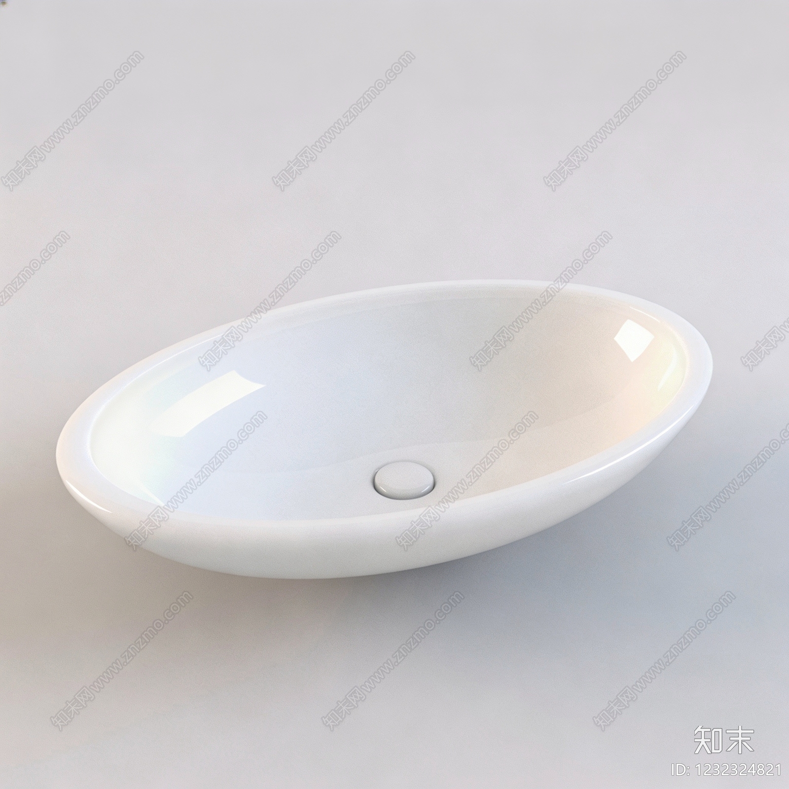 极简台盆SU模型下载【ID:1232324821】