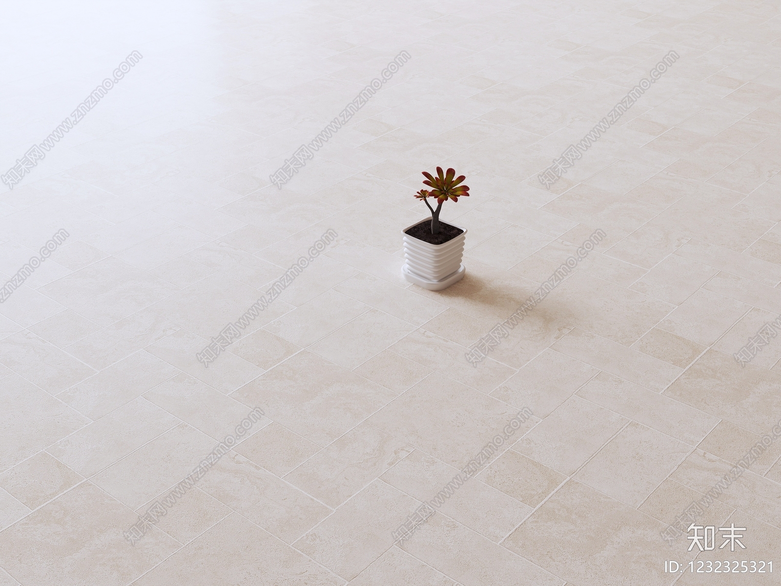 极简地砖3D模型下载【ID:1232325321】