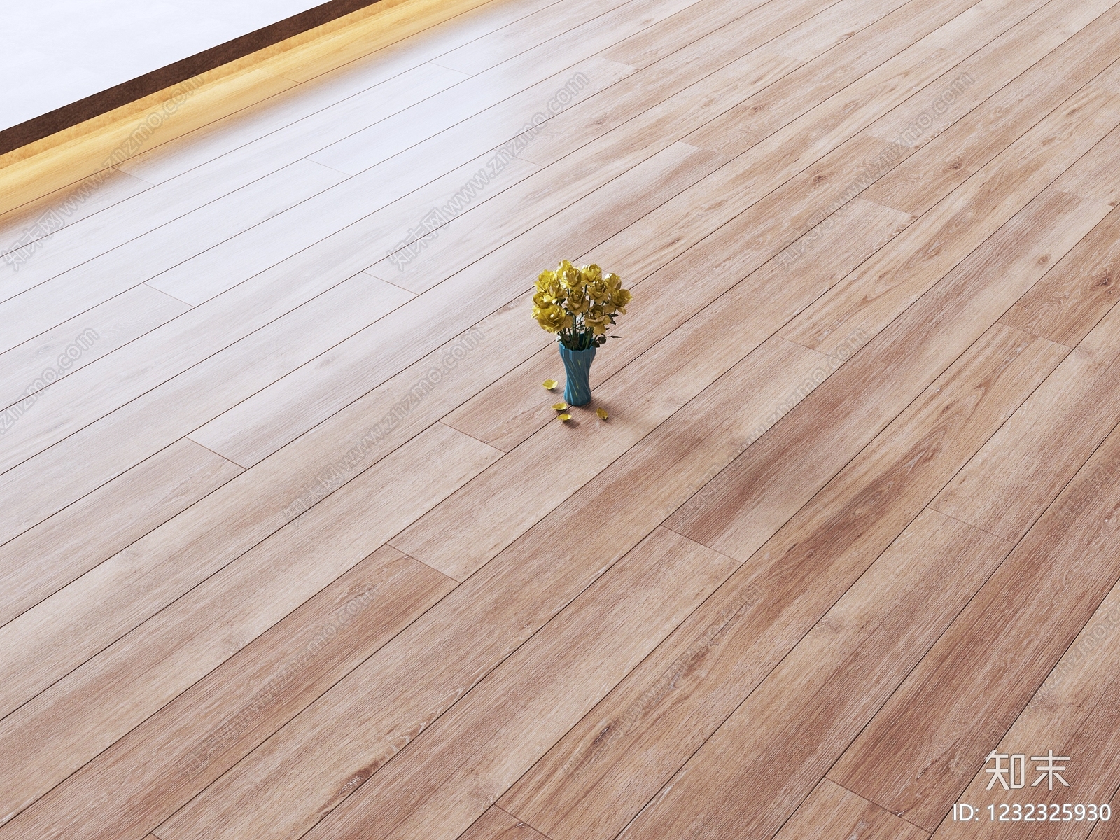 原木风地板3D模型下载【ID:1232325930】
