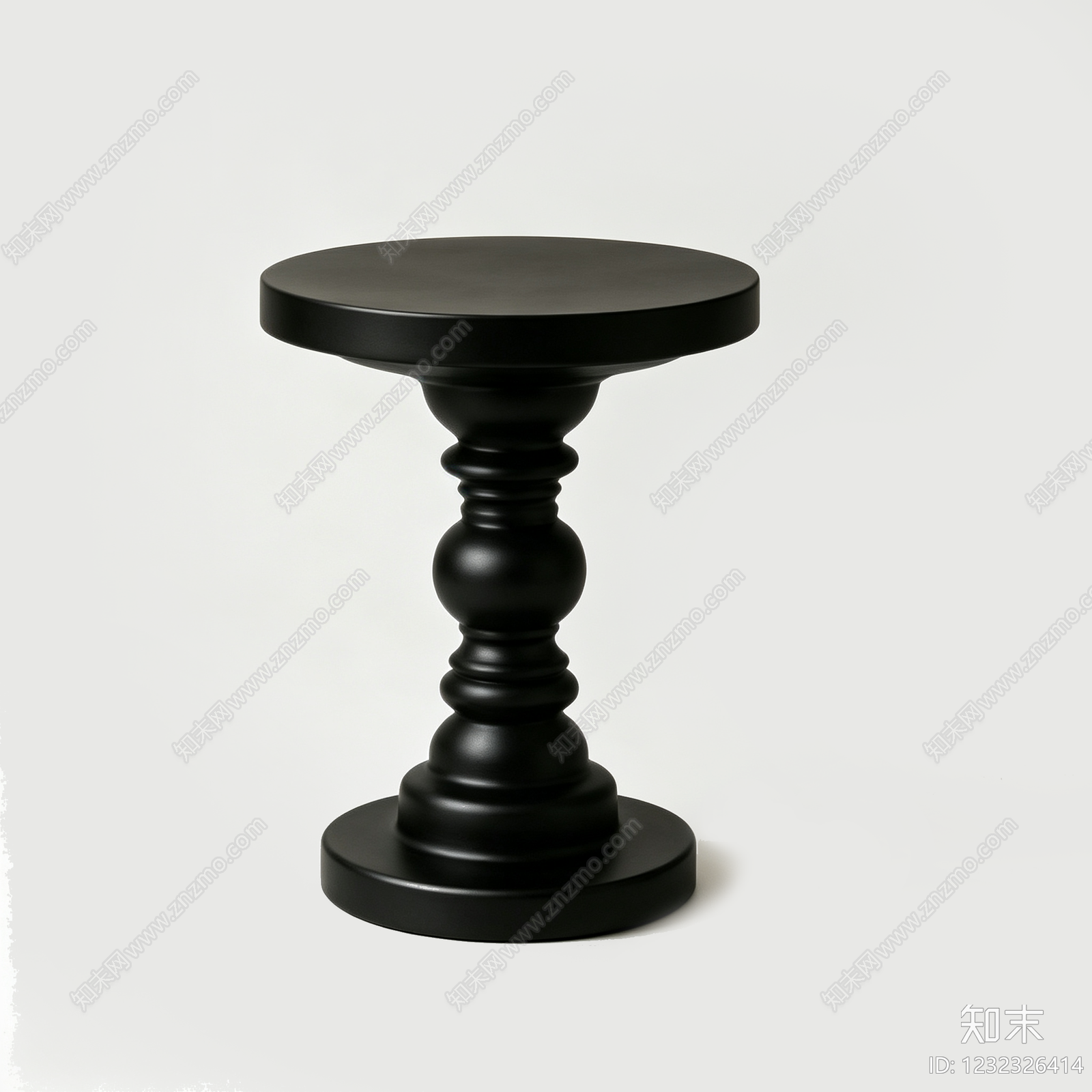 美式边几3D模型下载【ID:1232326414】