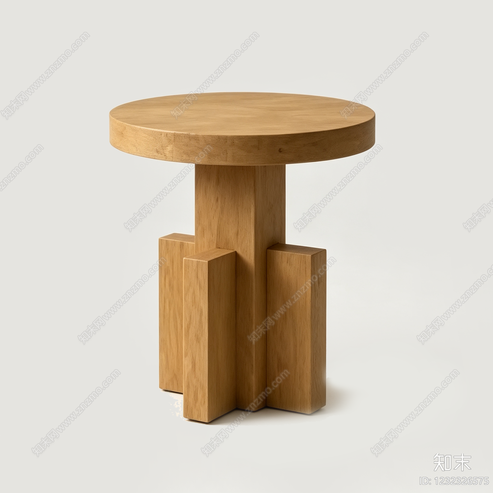 原木风边几3D模型下载【ID:1232326575】