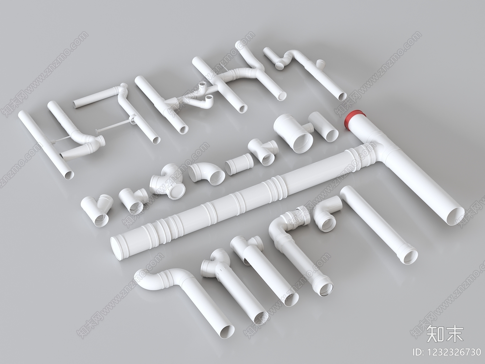 现代管道3D模型下载【ID:1232326730】