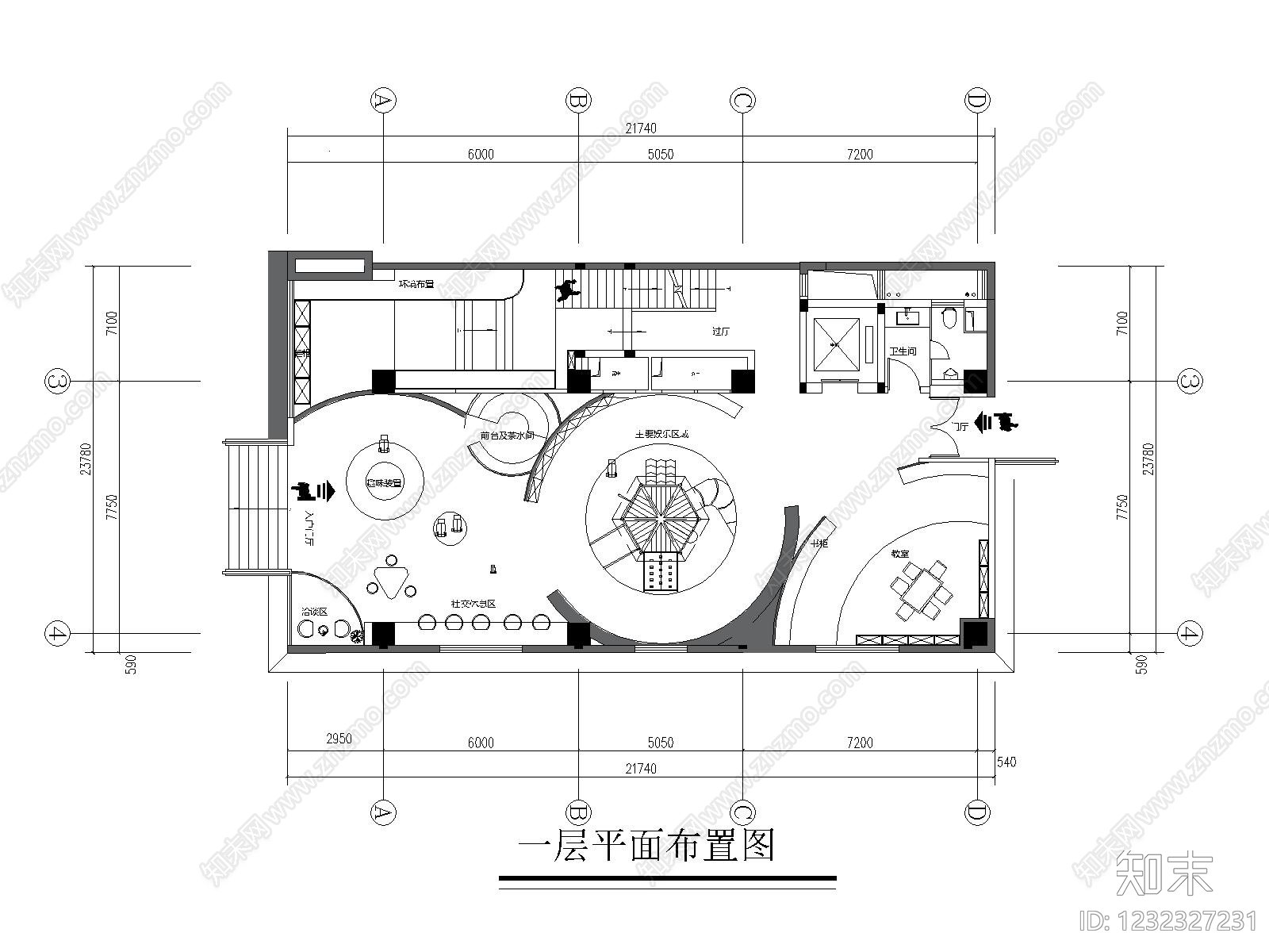 儿童乐园cad施工图下载【ID:1232327231】