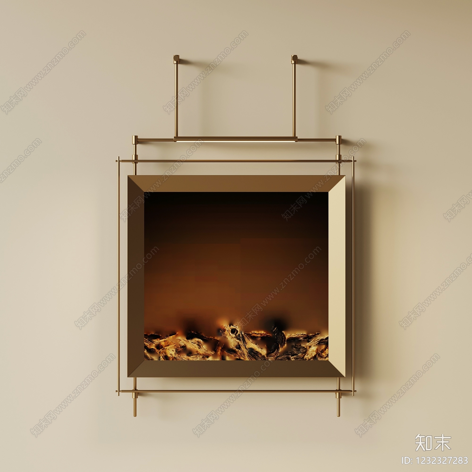 轻奢卧室挂画3D模型下载【ID:1232327283】
