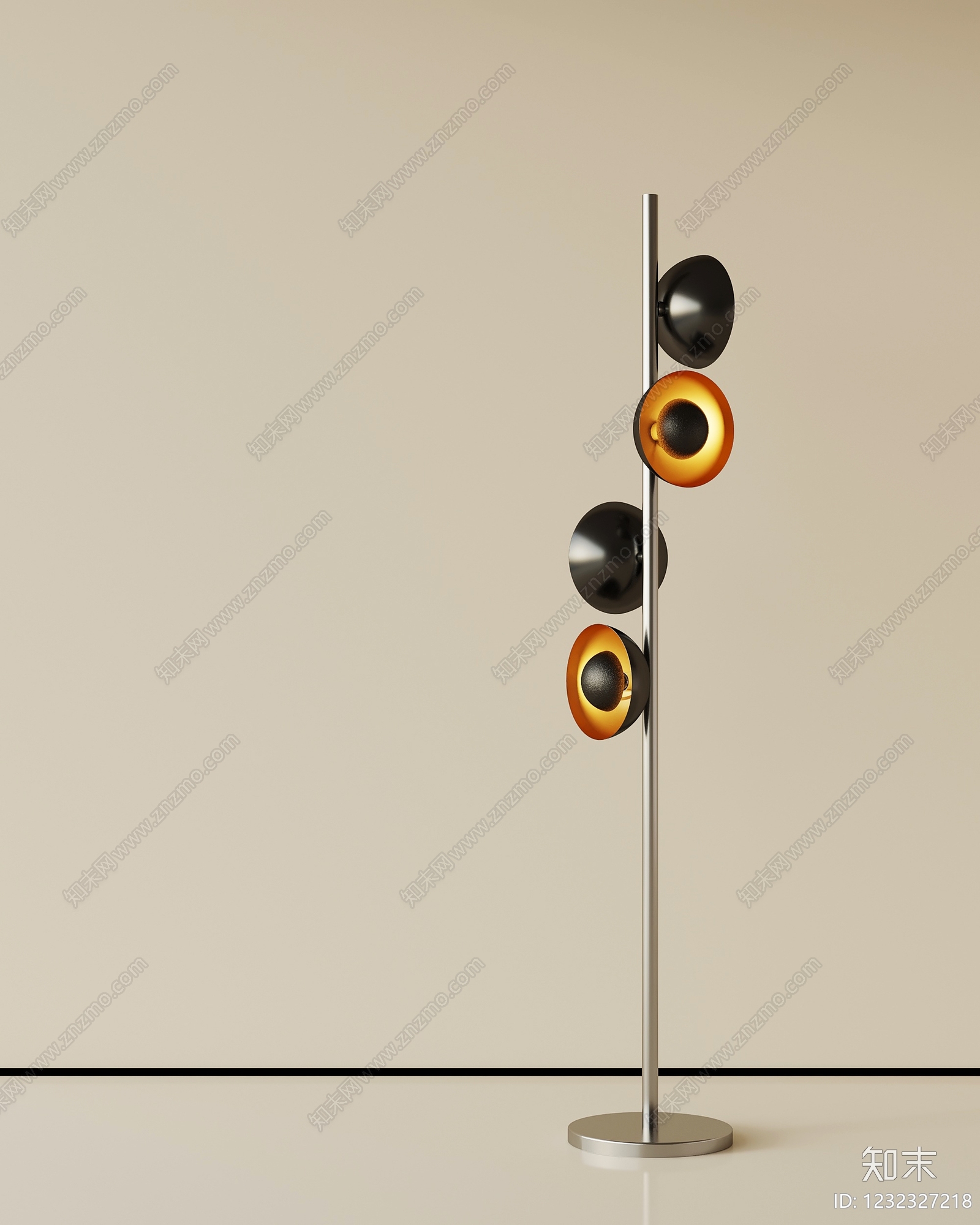 现代简约落地灯3D模型下载【ID:1232327218】
