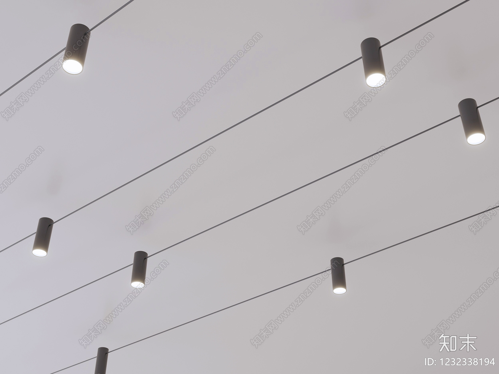 极简射灯3D模型下载【ID:1232338194】