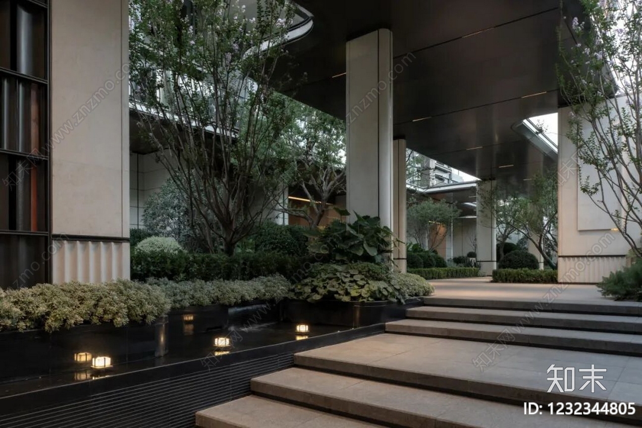示范区景观cad施工图下载【ID:1232344805】