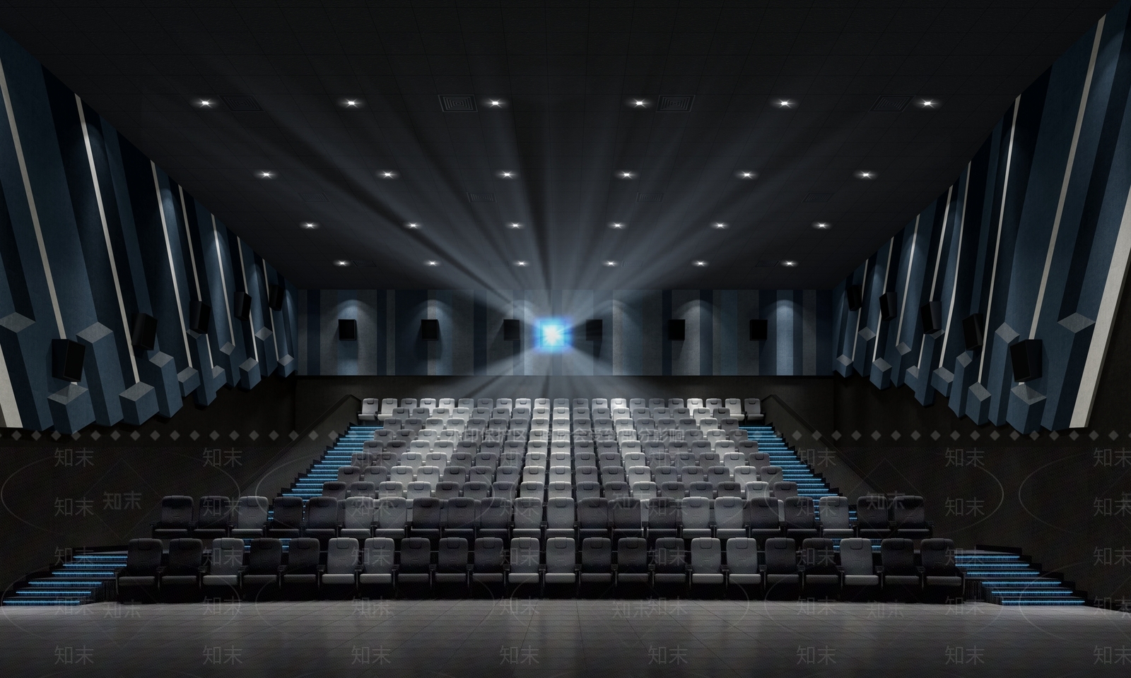 现代电影院3D模型下载【ID:1232351488】