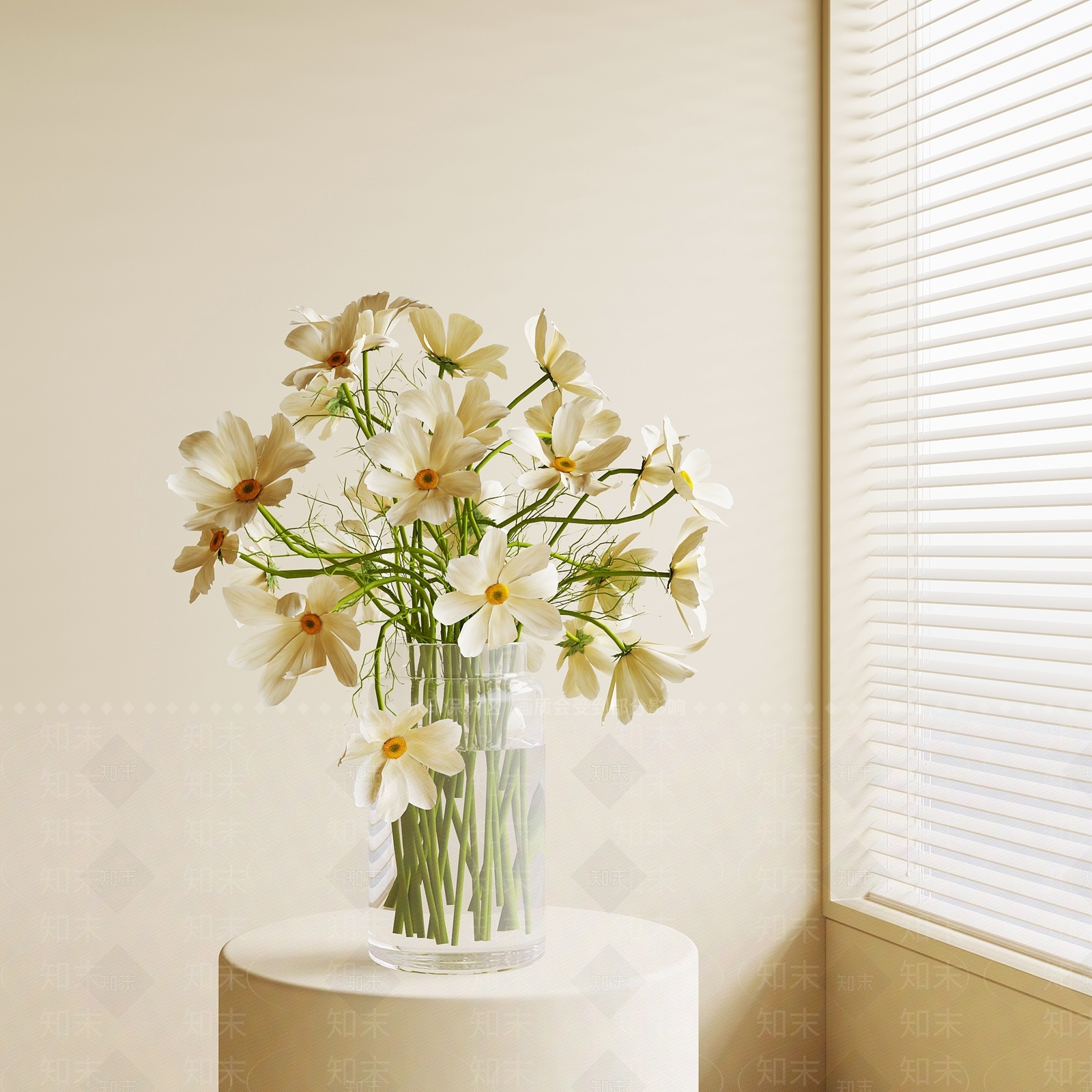 奶油风花瓶SU模型下载【ID:1232352488】