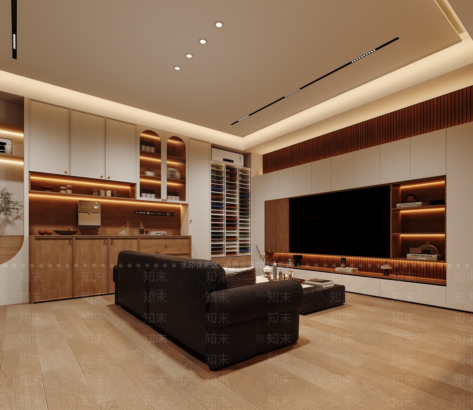 中古风家居客厅3D模型下载【ID:1232353871】