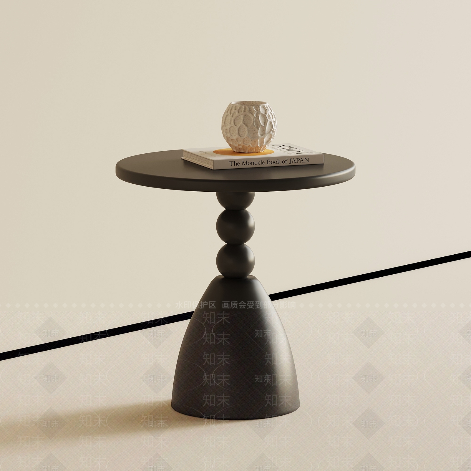 现代简约边几3D模型下载【ID:1232355511】