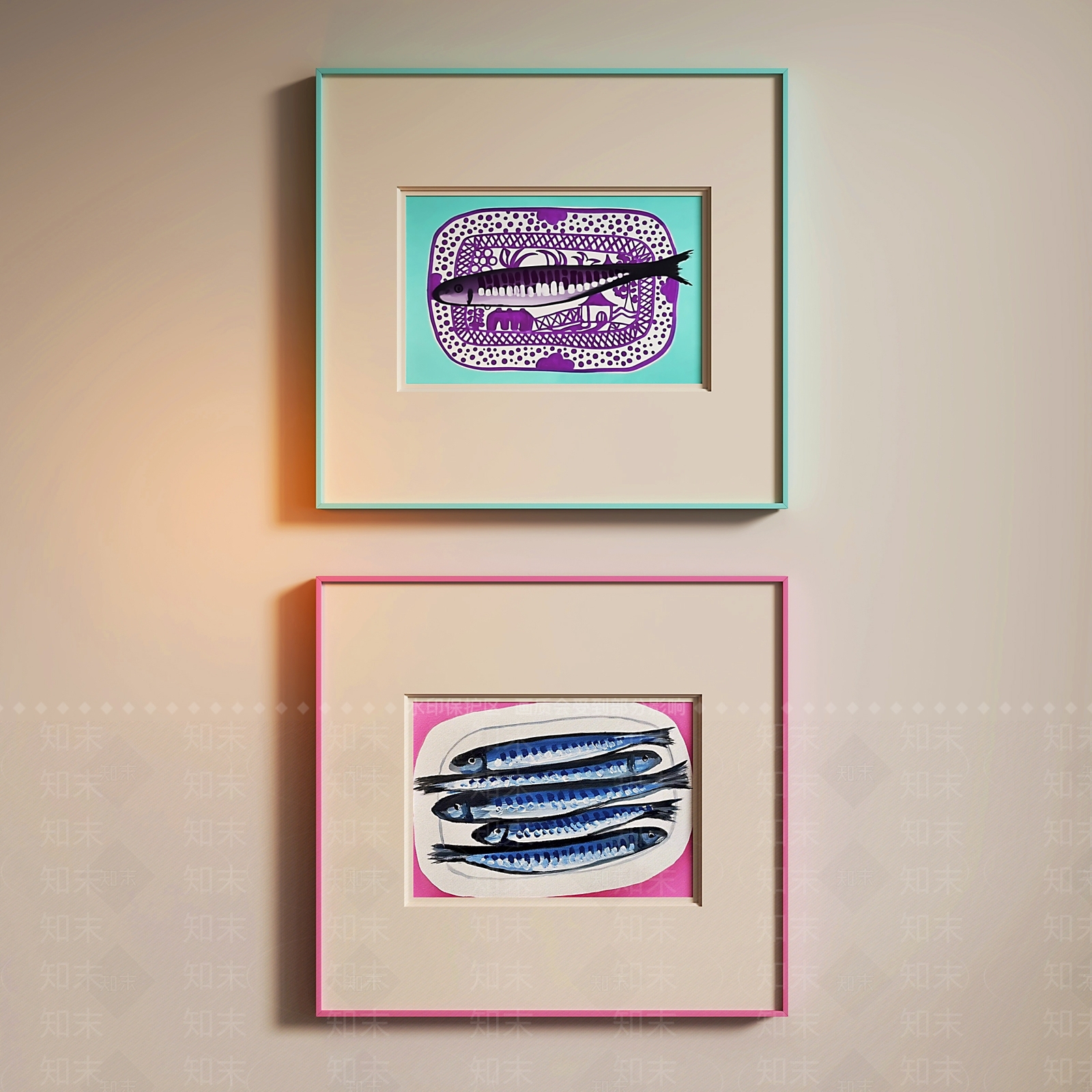 波普儿童挂画3D模型下载【ID:1232356024】