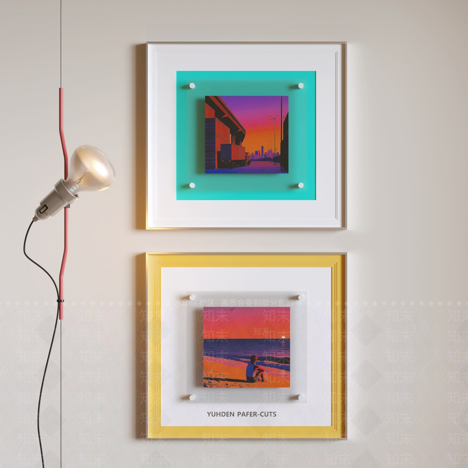 现代艺术展厅3D模型下载【ID:1232357430】