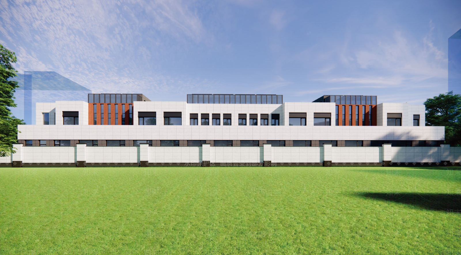 现代主义小公建SU模型下载【ID:1232358759】