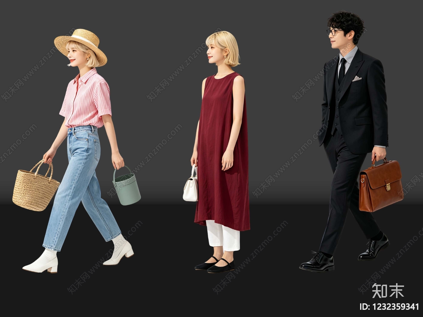多人SU模型下载【ID:1232359341】