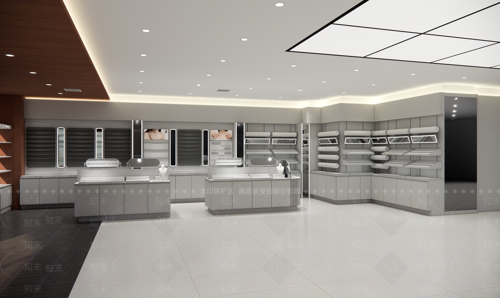 现代简约其他店铺SU模型下载【ID:1232360526】