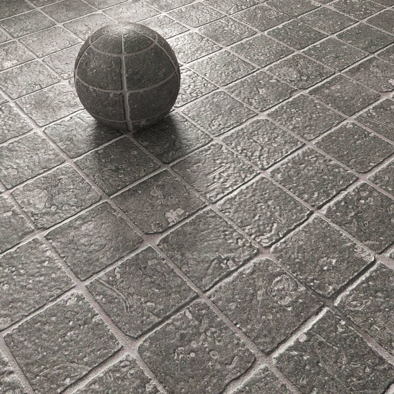 侘寂瓷砖展厅3D模型下载【ID:1232361611】