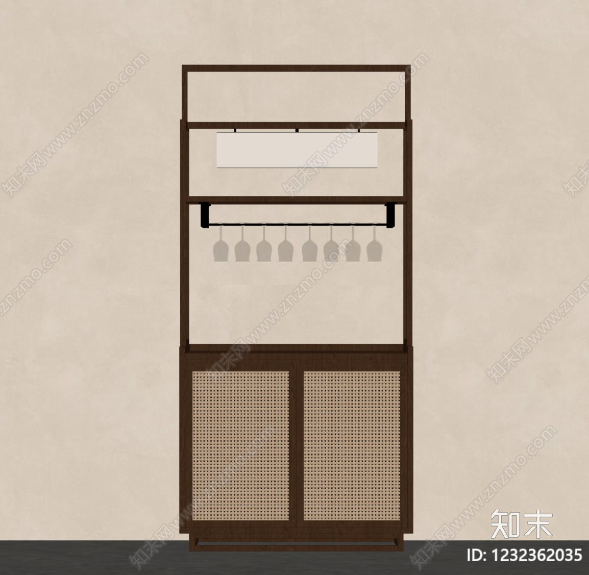 中古风酒柜SU模型下载【ID:1232362035】