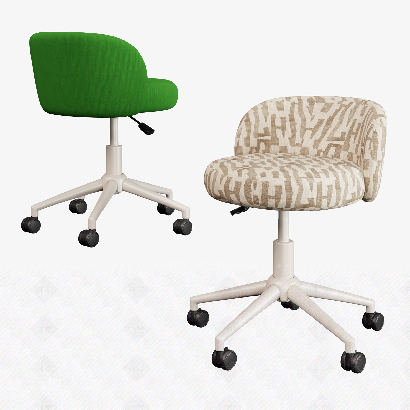 现代办公椅3D模型下载【ID:1232362198】
