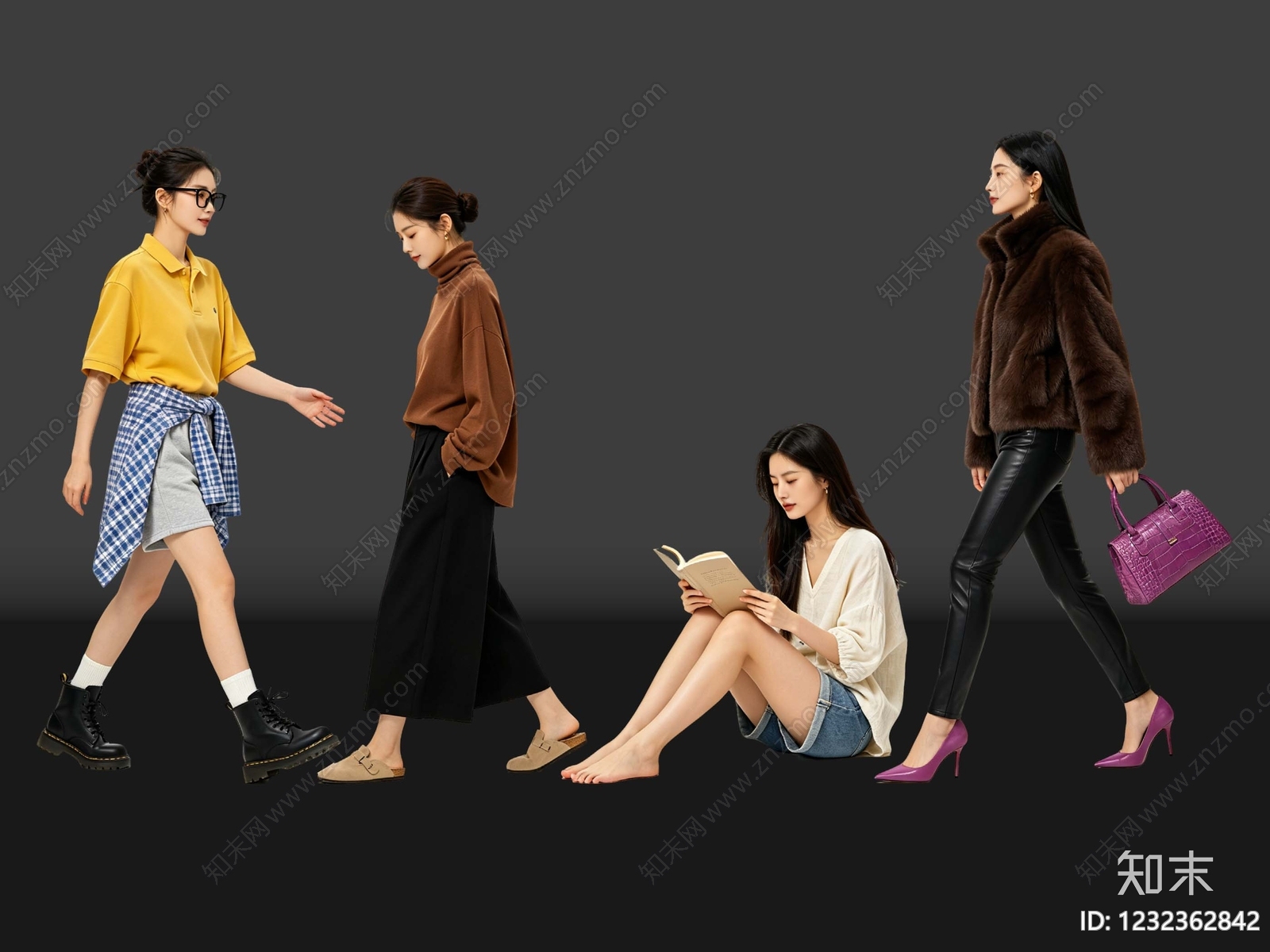 极简多人SU模型下载【ID:1232362842】
