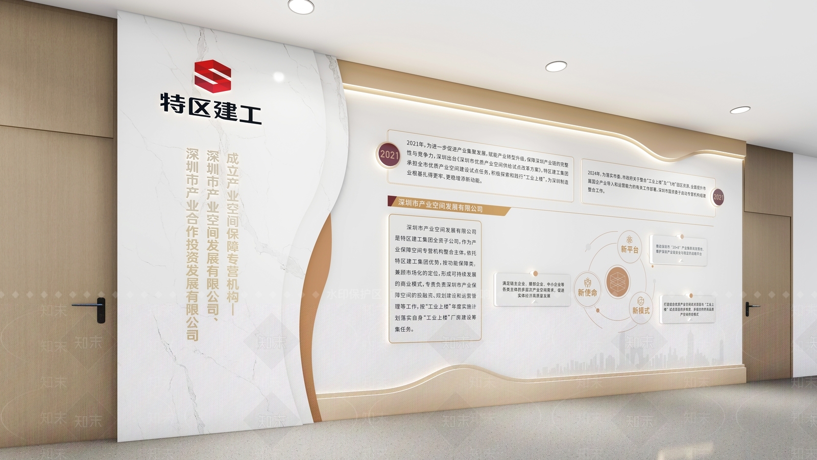 轻奢文化墙SU模型下载【ID:1232363181】