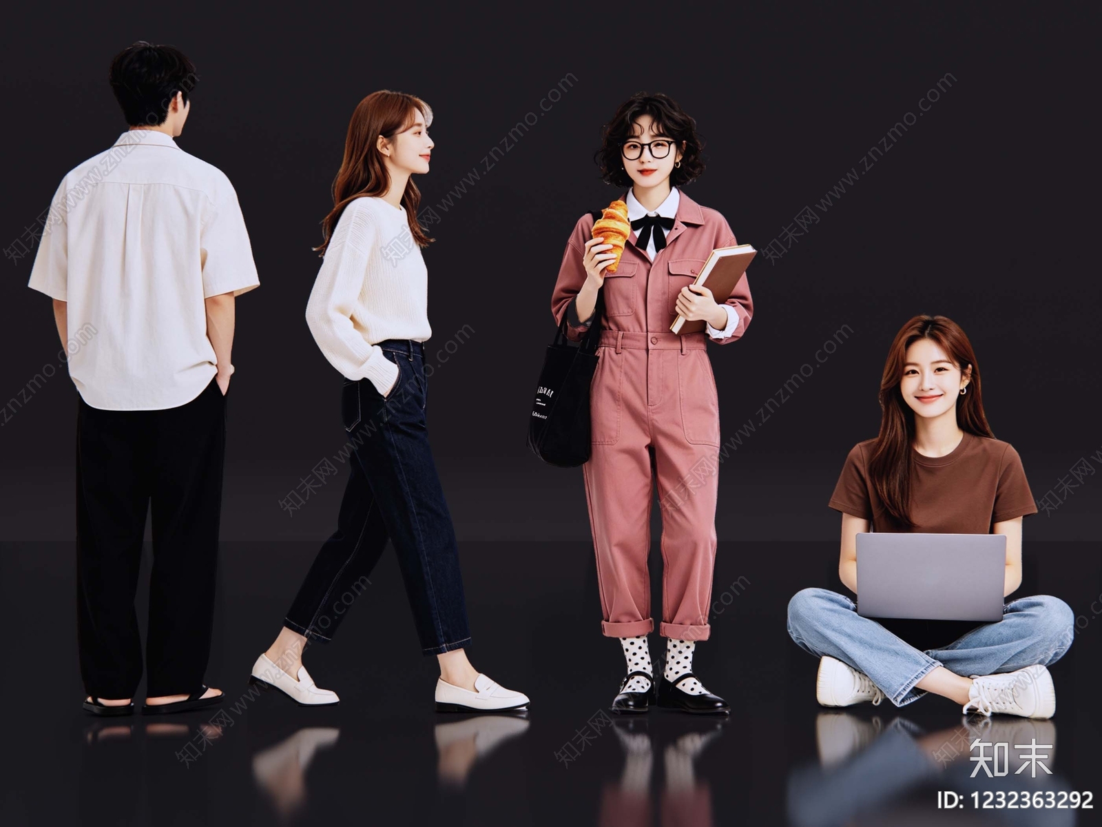 多人SU模型下载【ID:1232363292】