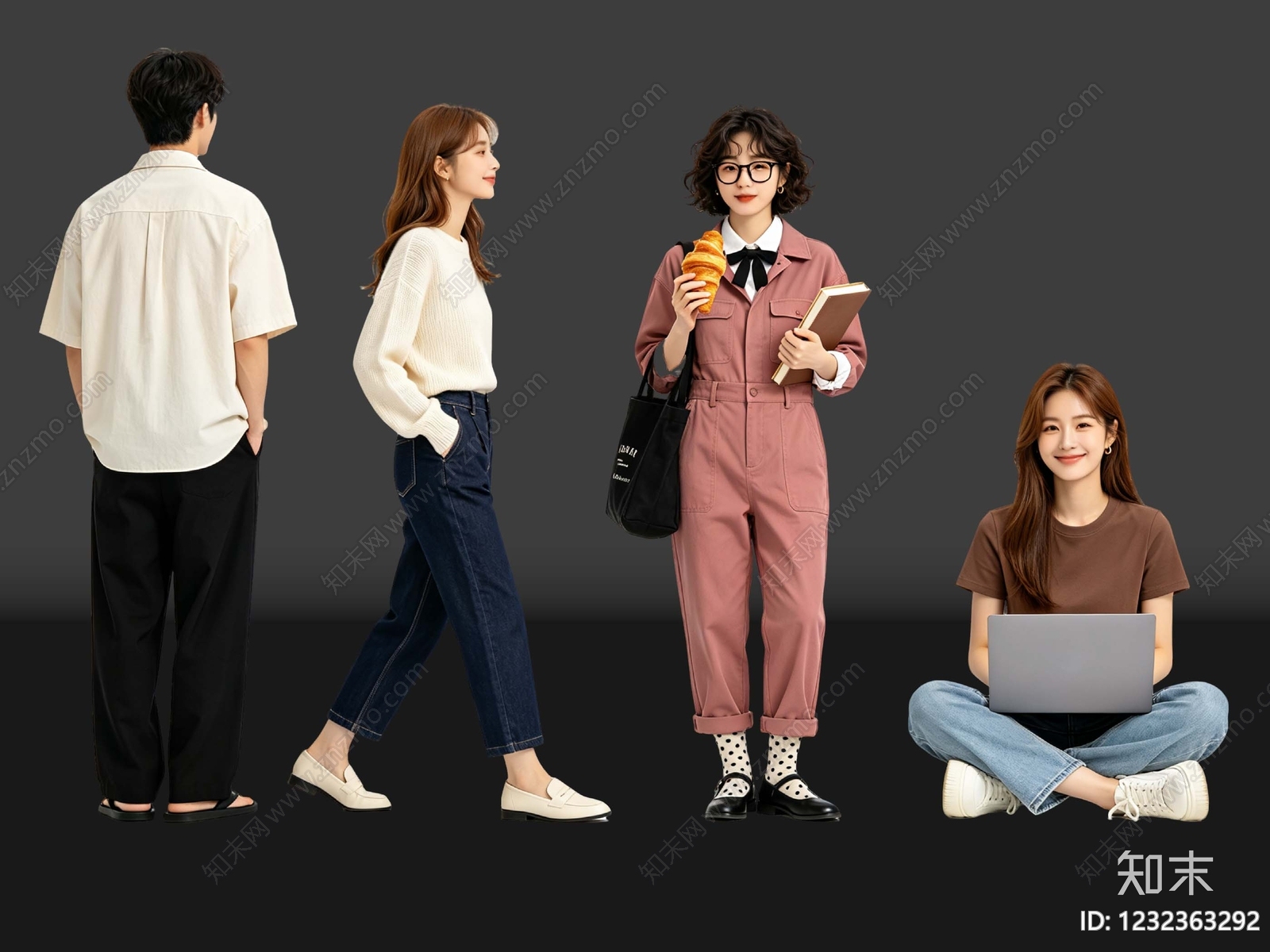 多人SU模型下载【ID:1232363292】