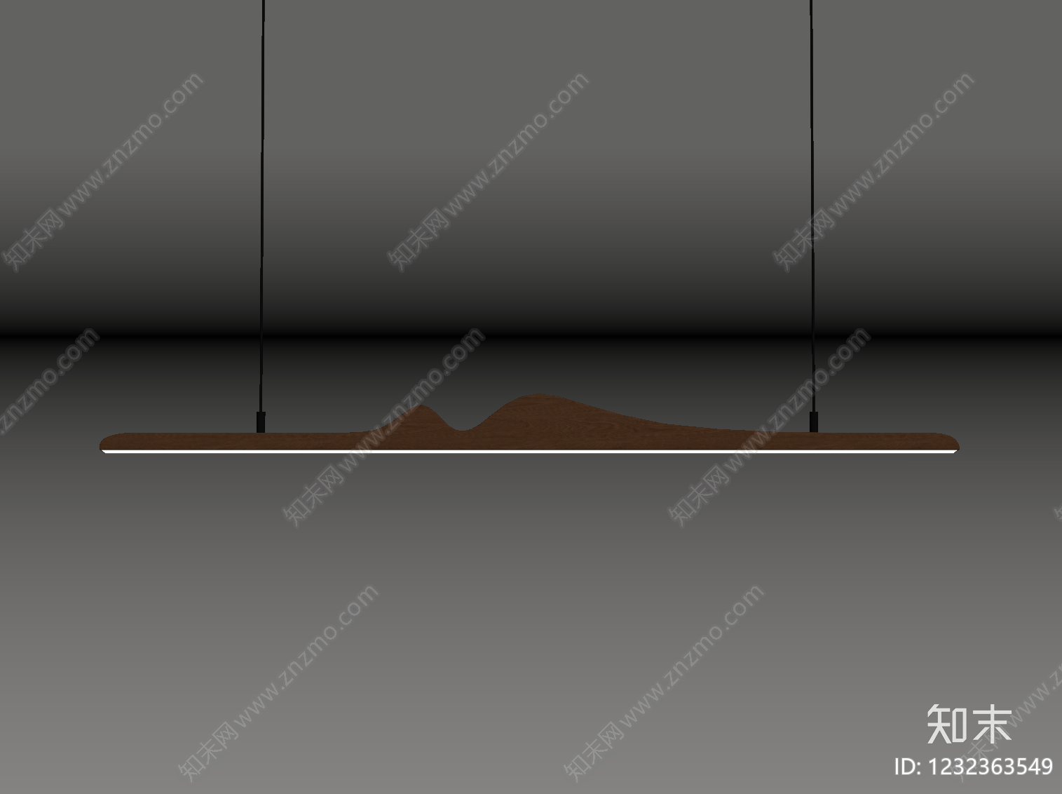 新中式艺术吊灯SU模型下载【ID:1232363549】