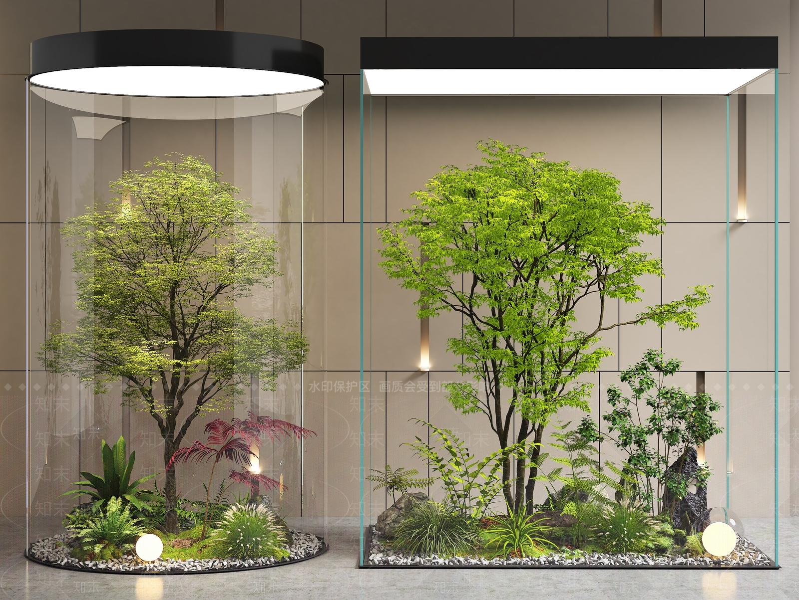 现代花境3D模型下载【ID:1232363686】