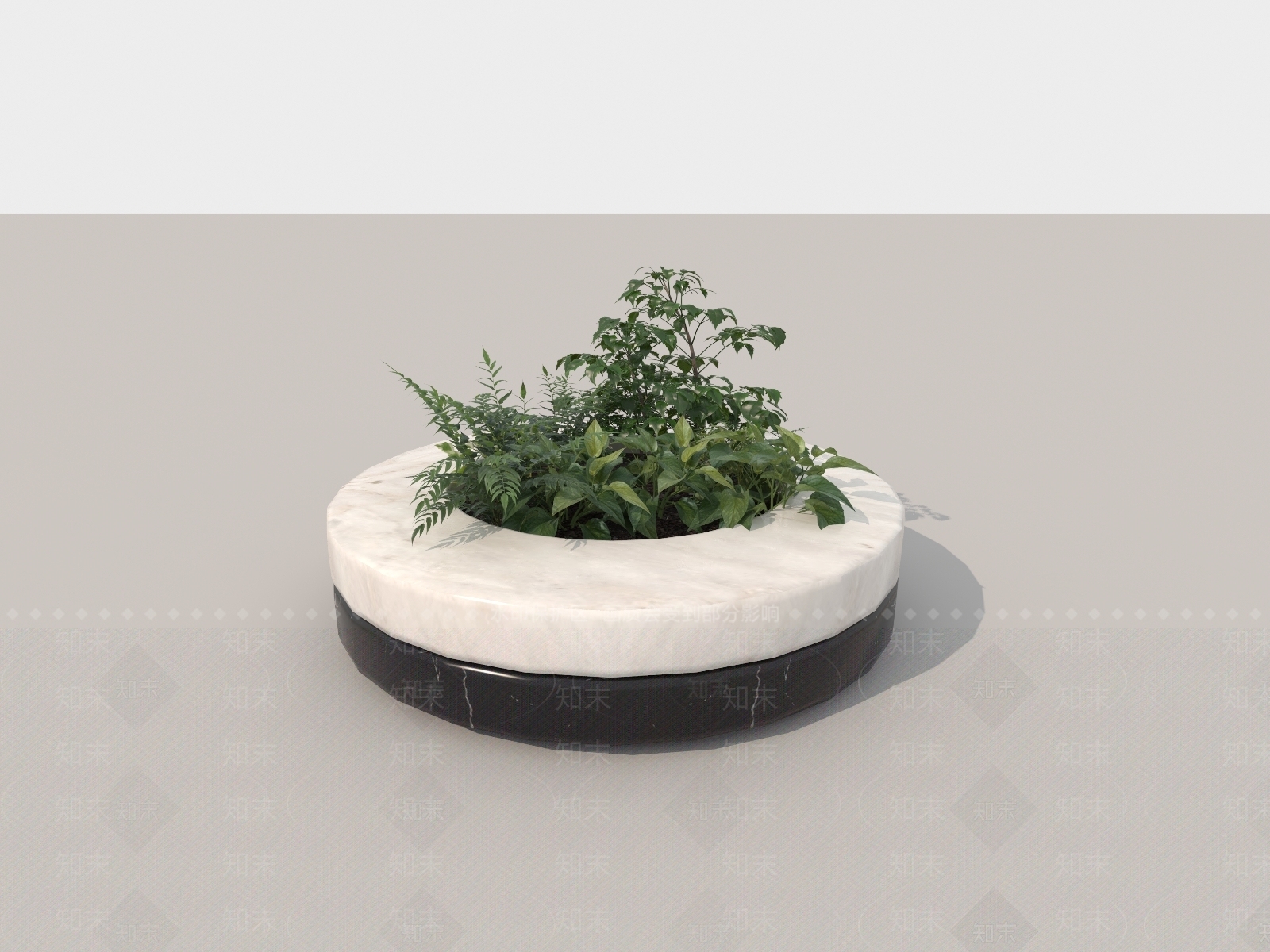 现代简约花池3D模型下载【ID:1232367167】