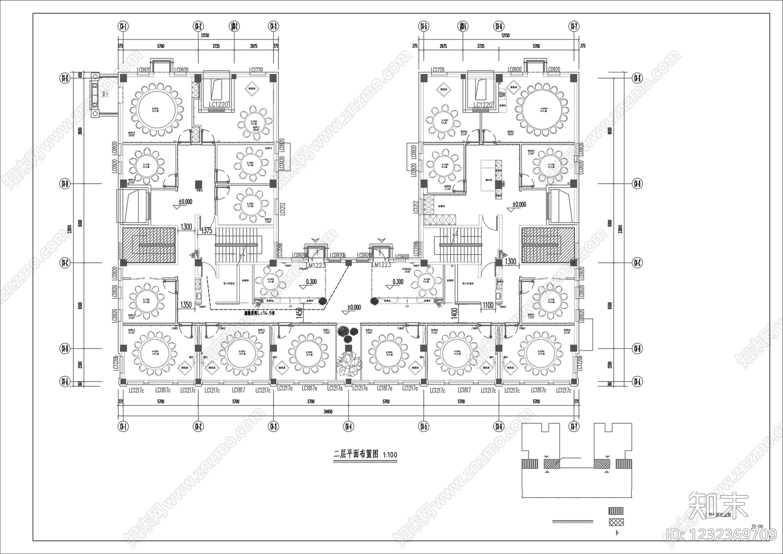 其他餐饮空间cad施工图下载【ID:1232369709】