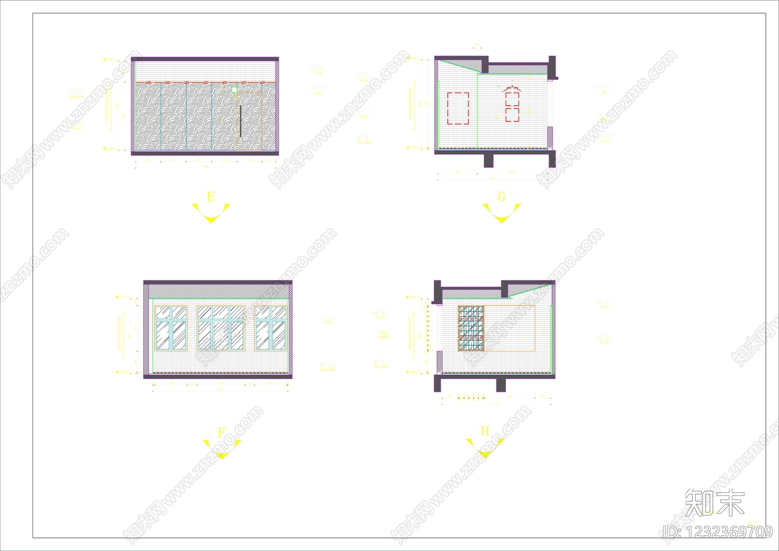 其他餐饮空间cad施工图下载【ID:1232369709】