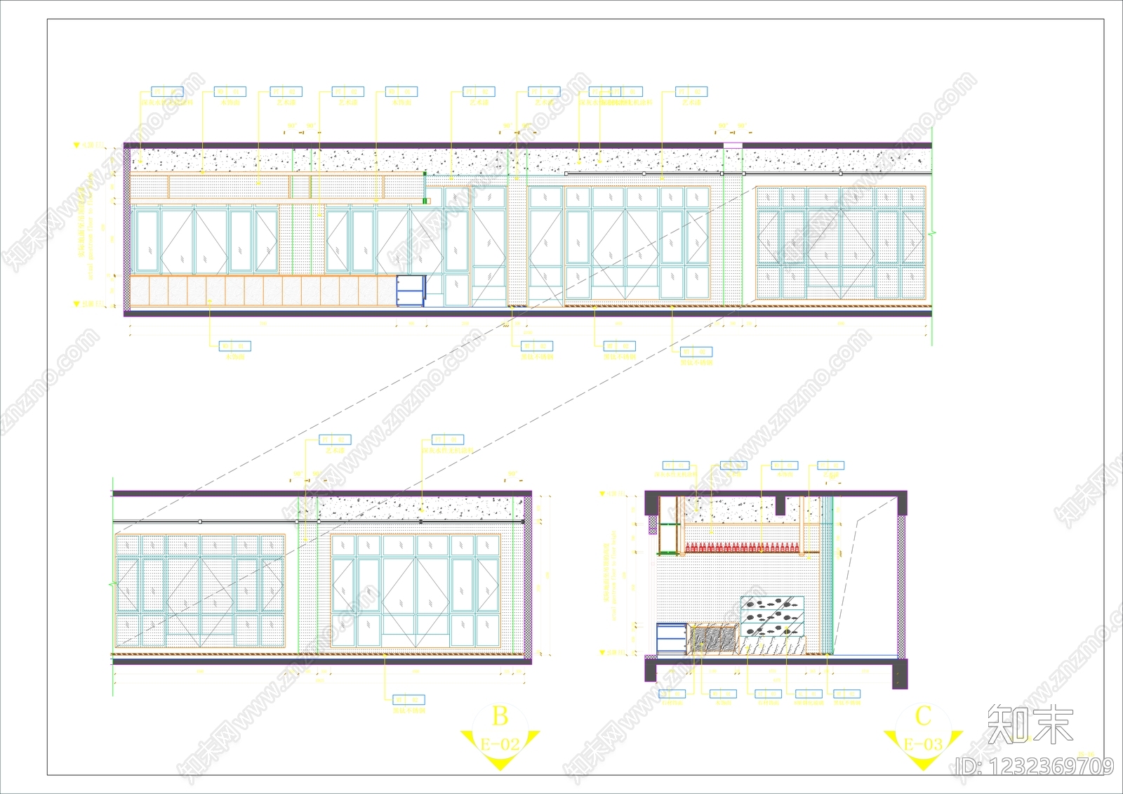 其他餐饮空间cad施工图下载【ID:1232369709】