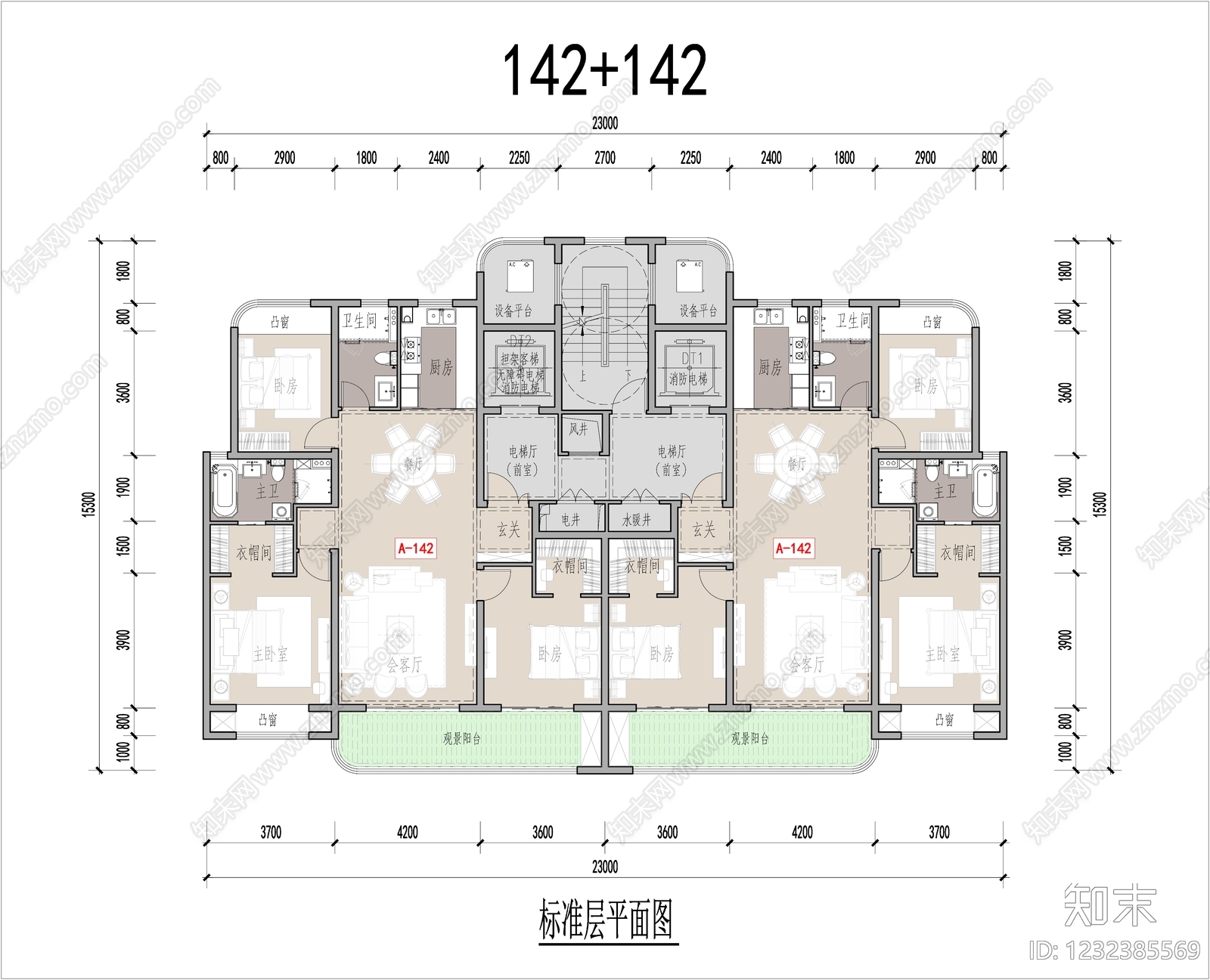 三居cad施工图下载【ID:1232385569】