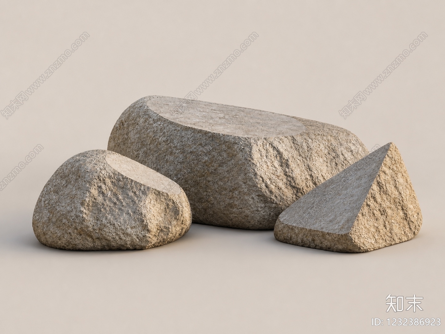 摆件组合3D模型下载【ID:1232386923】