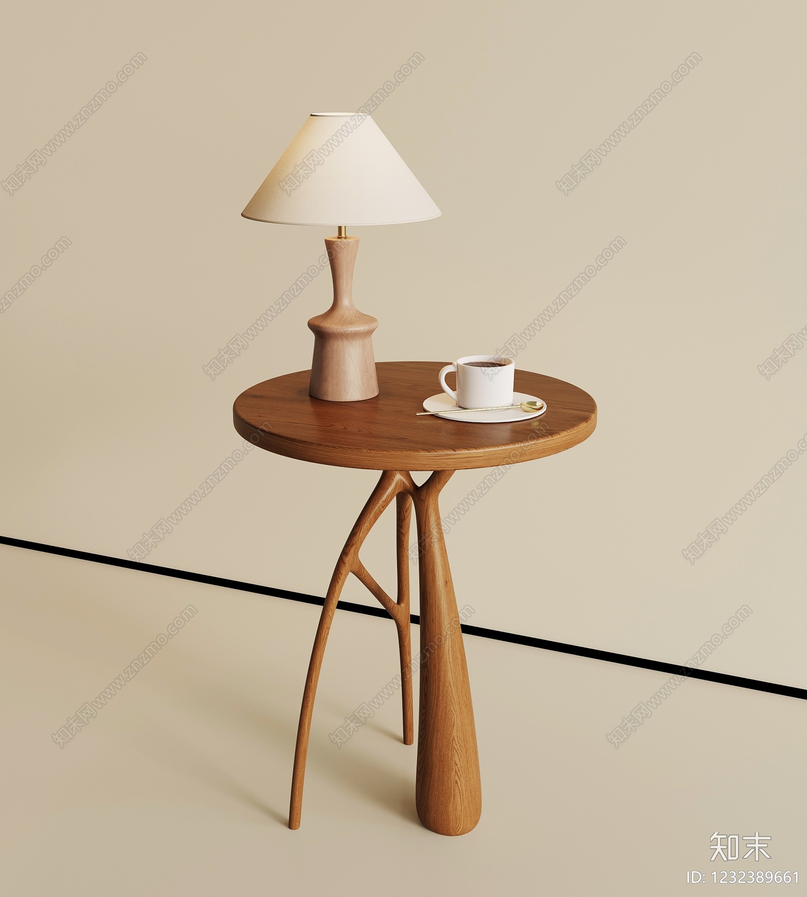 北欧边几3D模型下载【ID:1232389661】