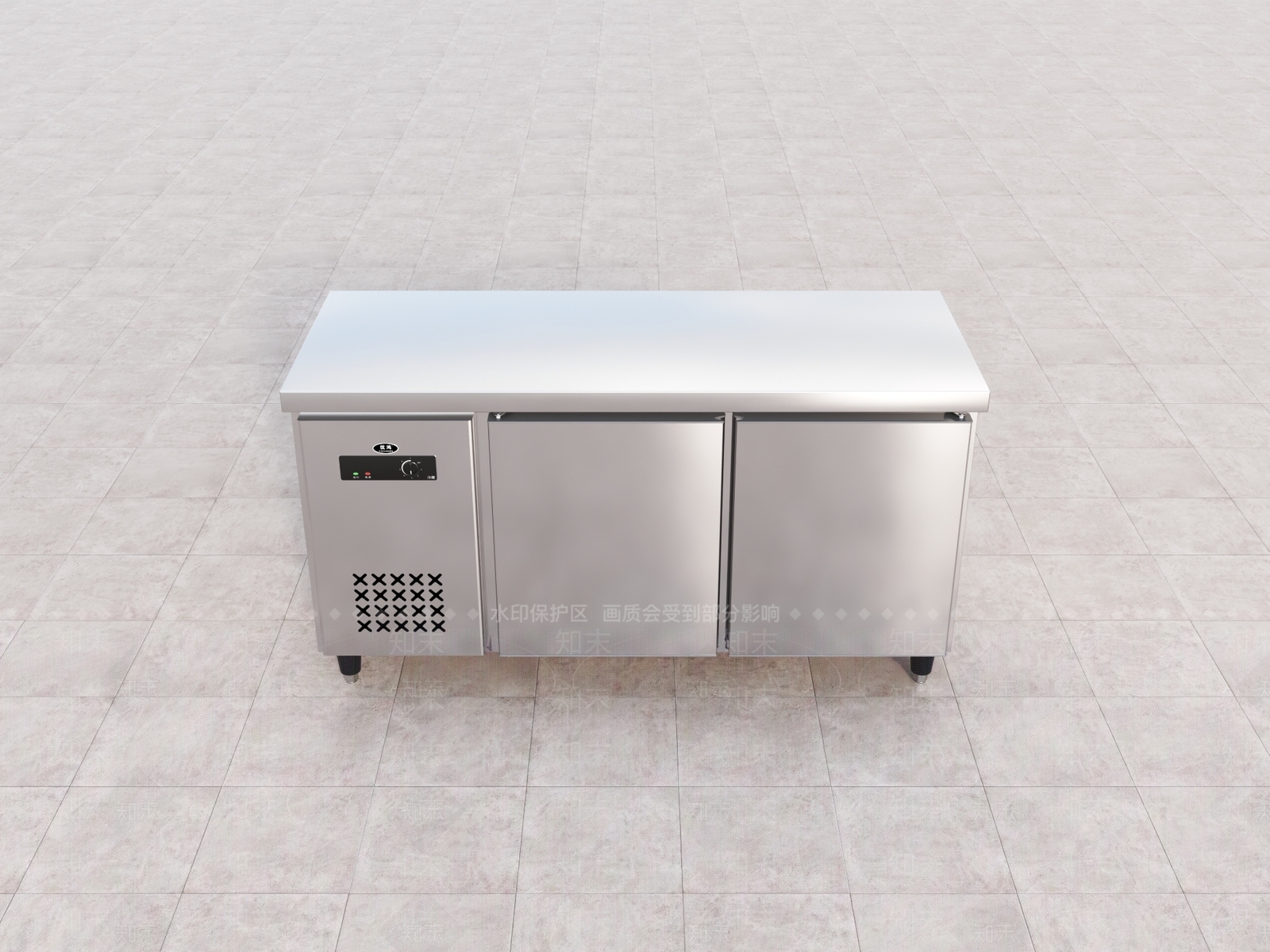 现代冰箱3D模型下载【ID:1232396512】