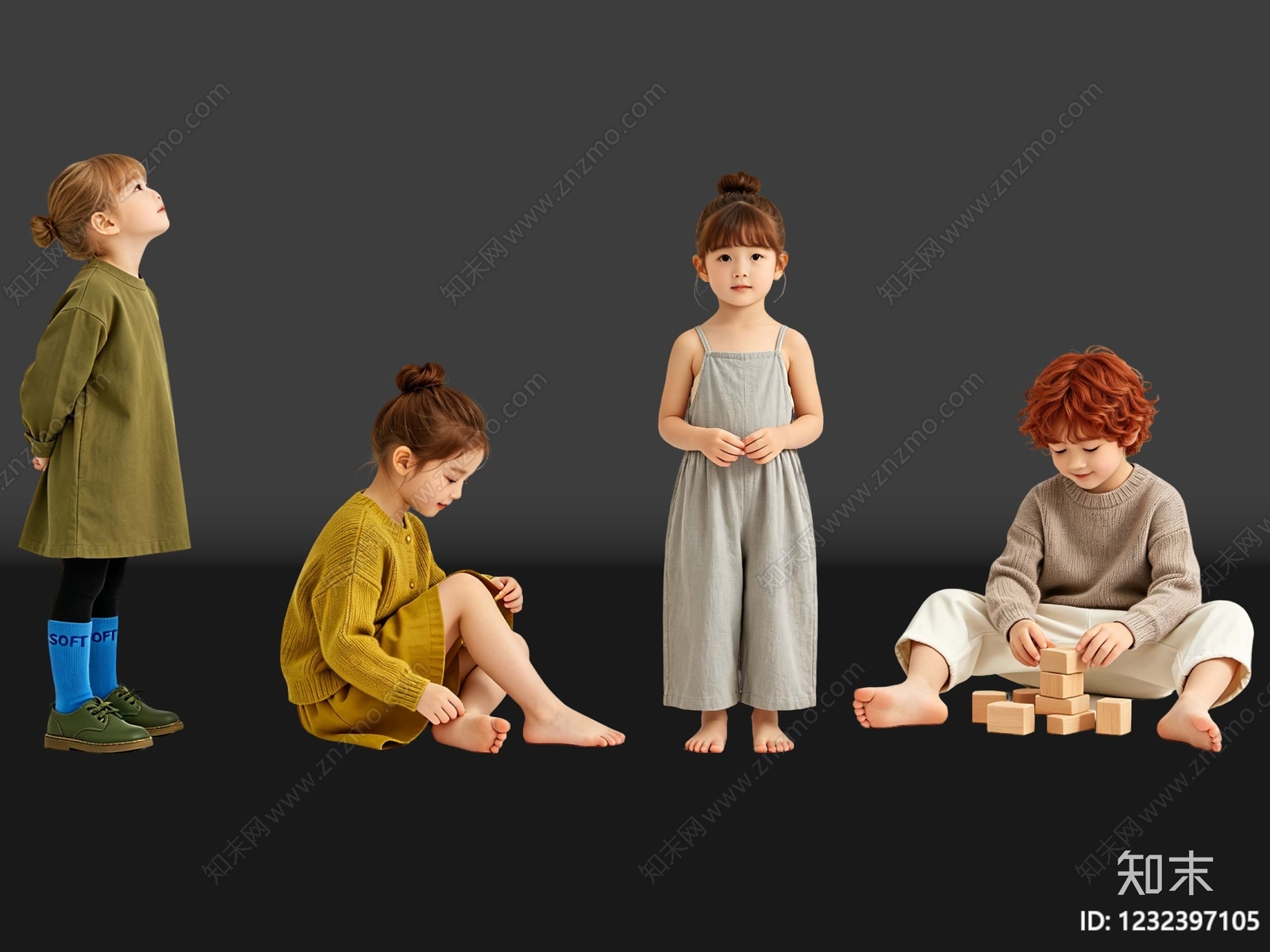 极简多人SU模型下载【ID:1232397105】