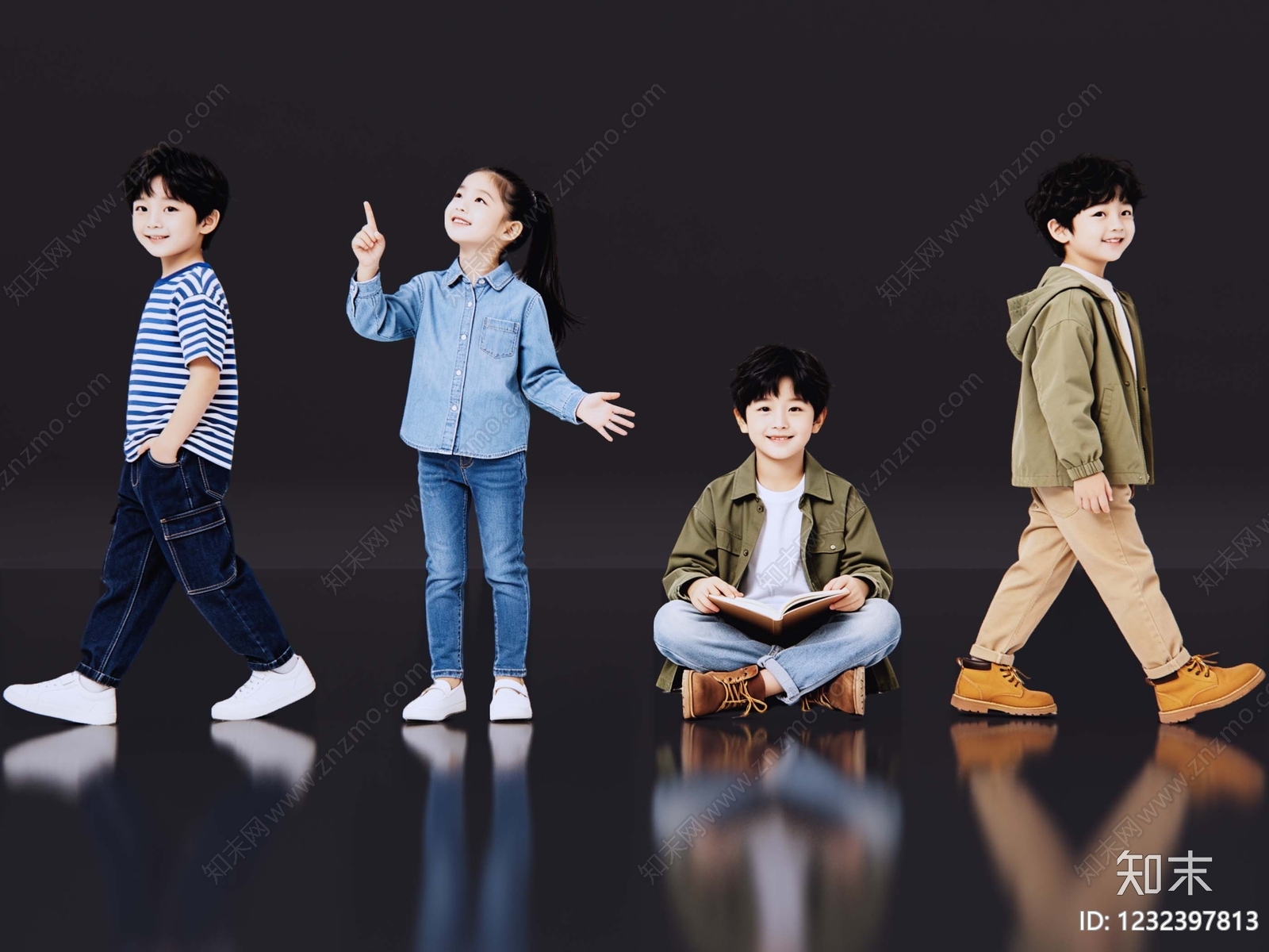 多人SU模型下载【ID:1232397813】