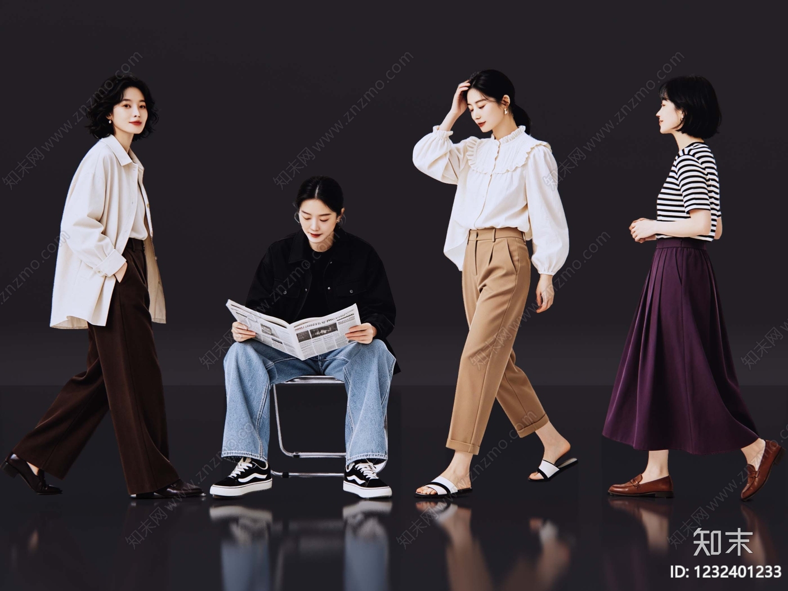 多人SU模型下载【ID:1232401233】
