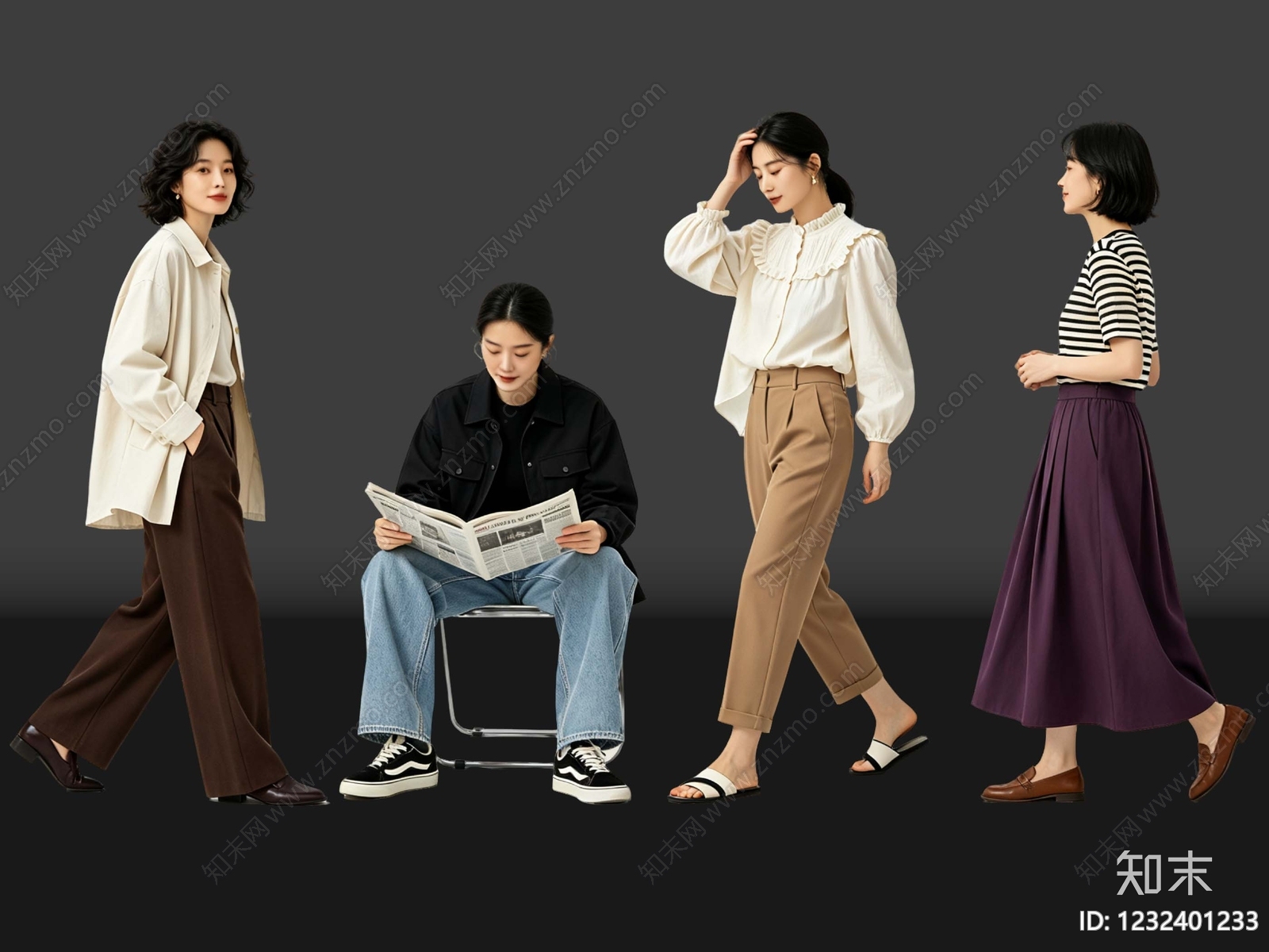多人SU模型下载【ID:1232401233】