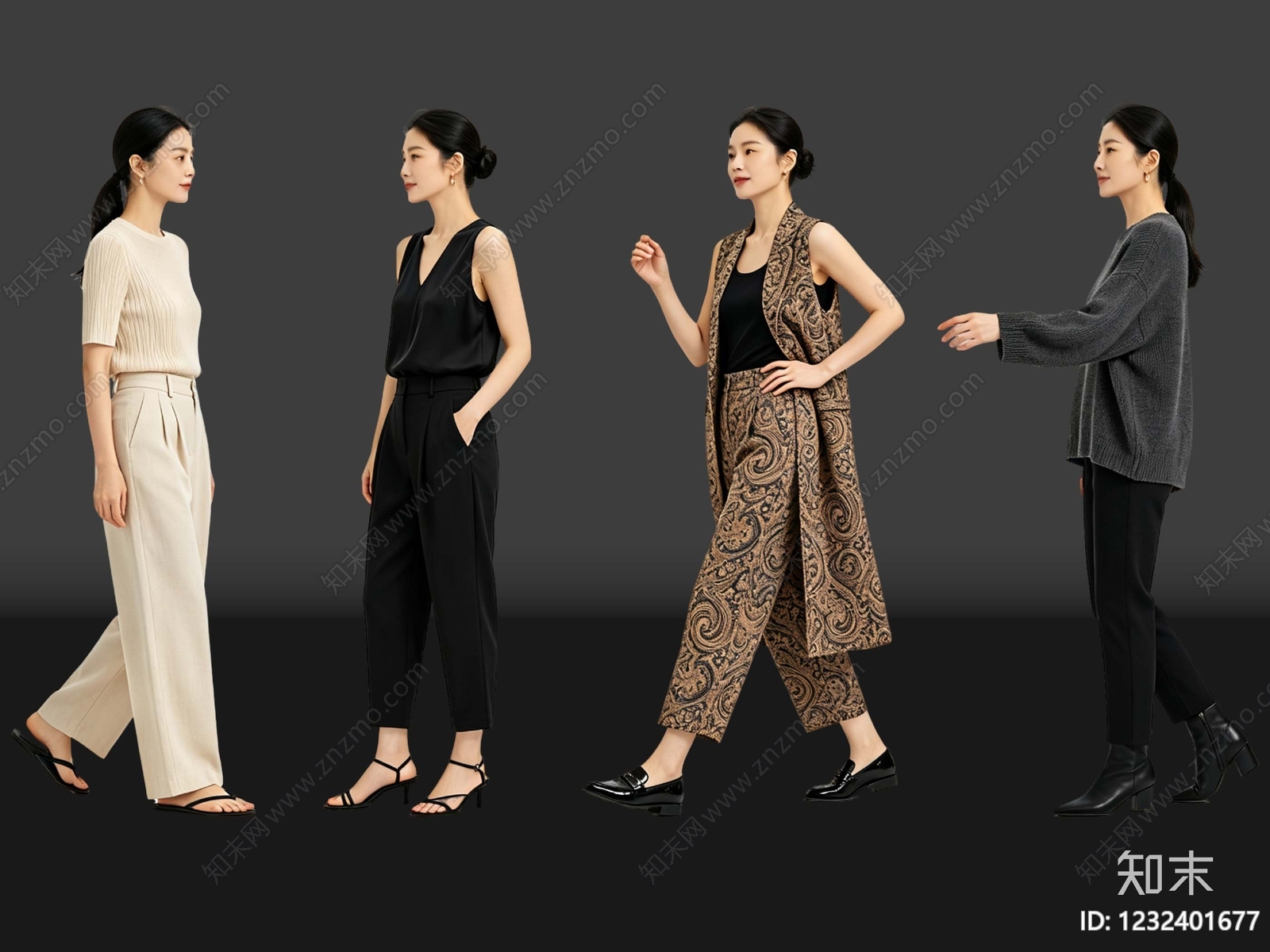 极简多人SU模型下载【ID:1232401677】