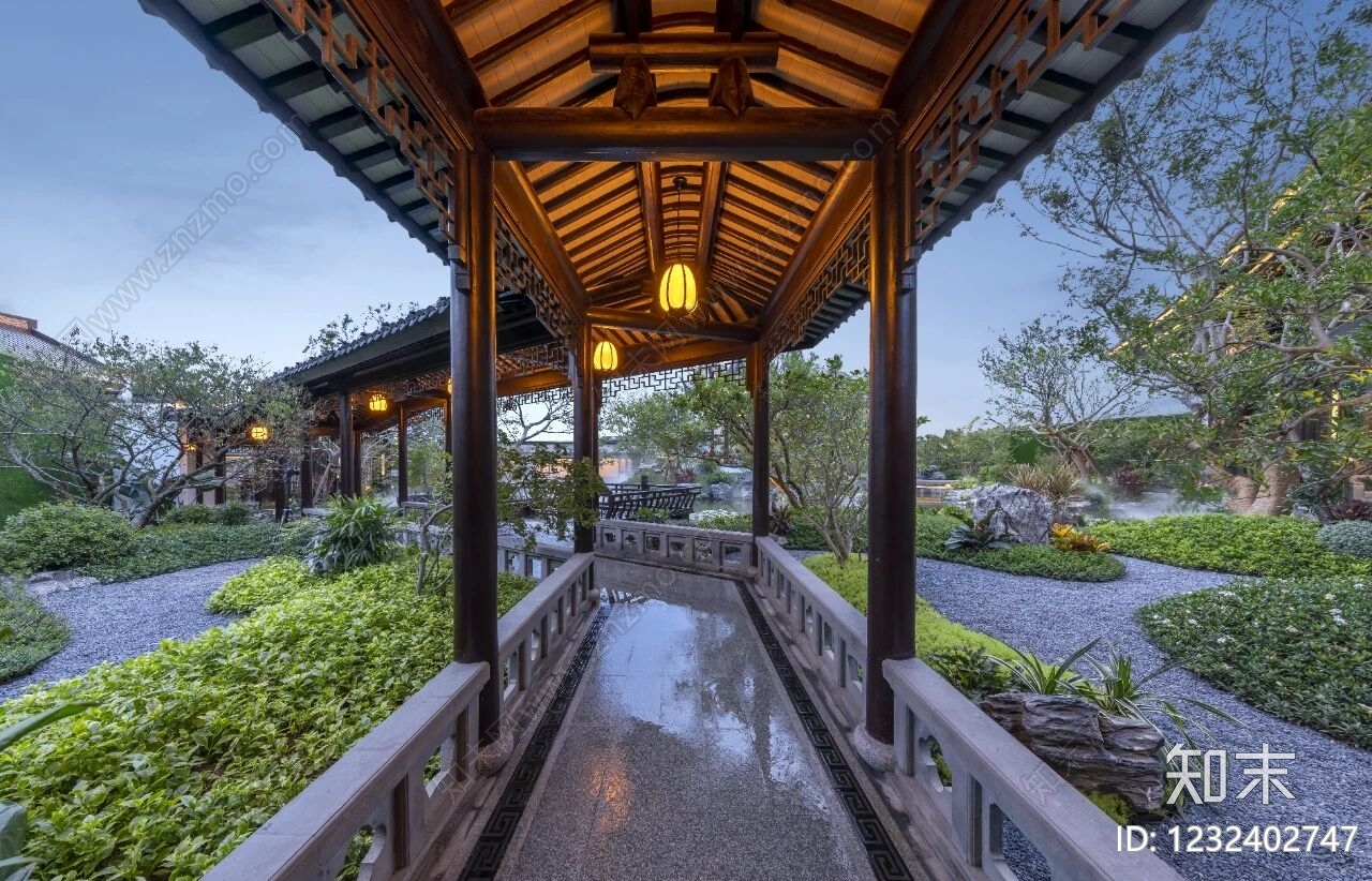 仿古建筑cad施工图下载【ID:1232402747】