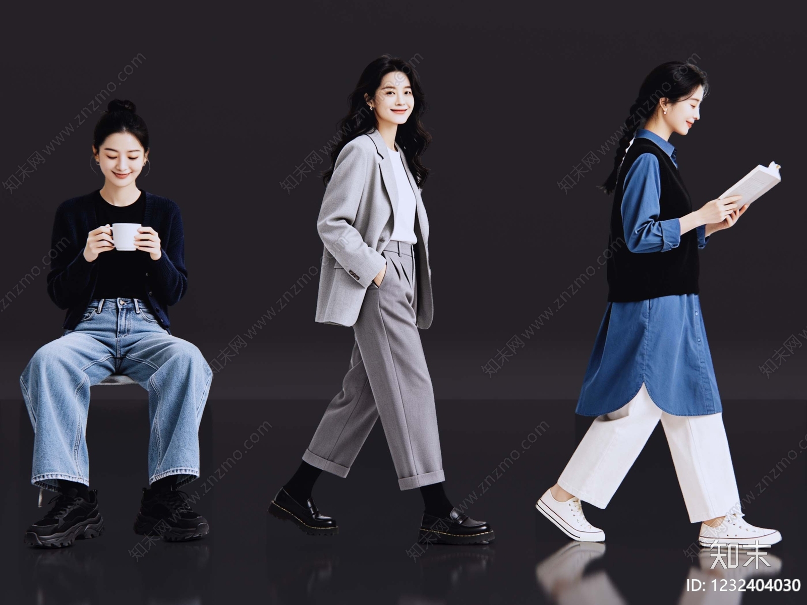 多人SU模型下载【ID:1232404030】