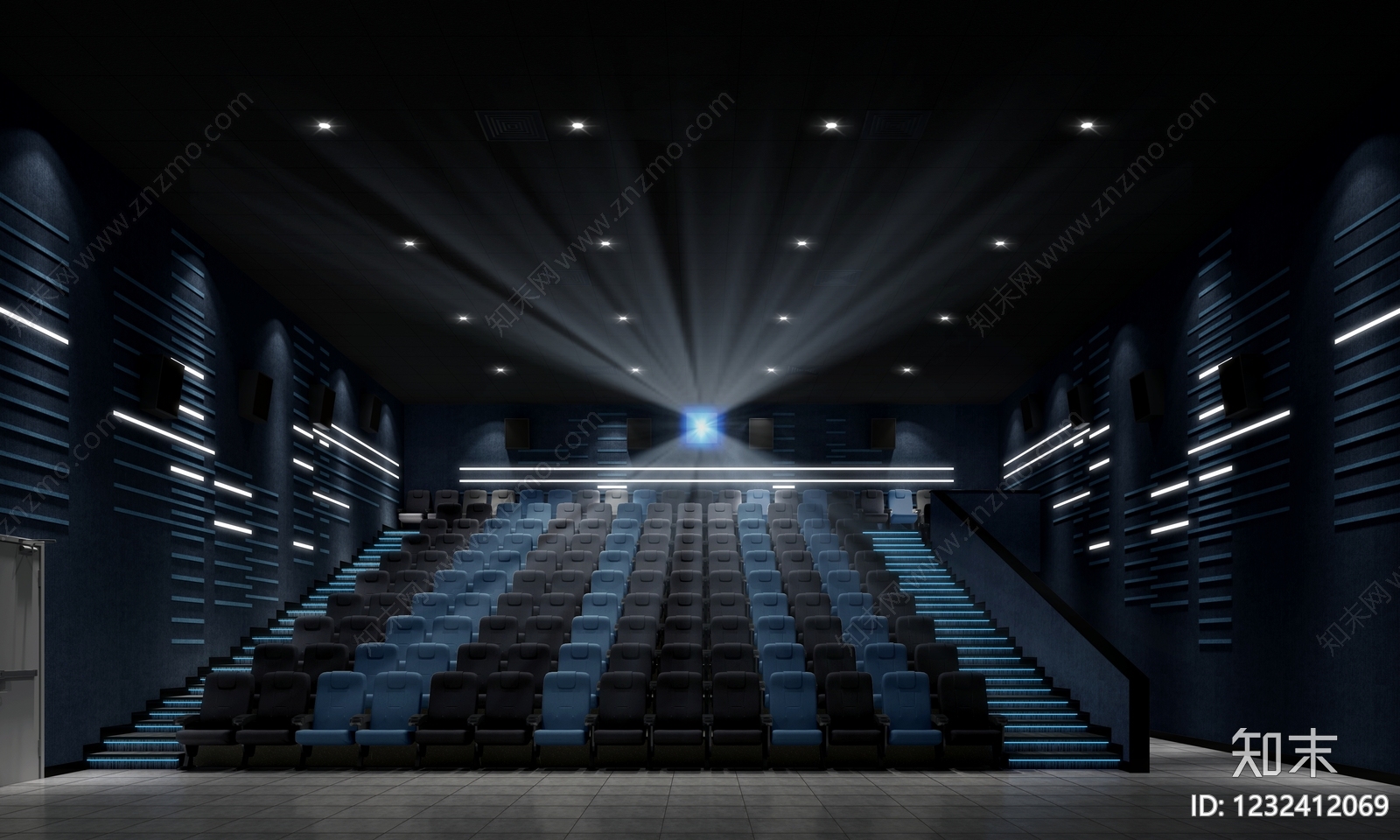 现代电影院3D模型下载【ID:1232412069】