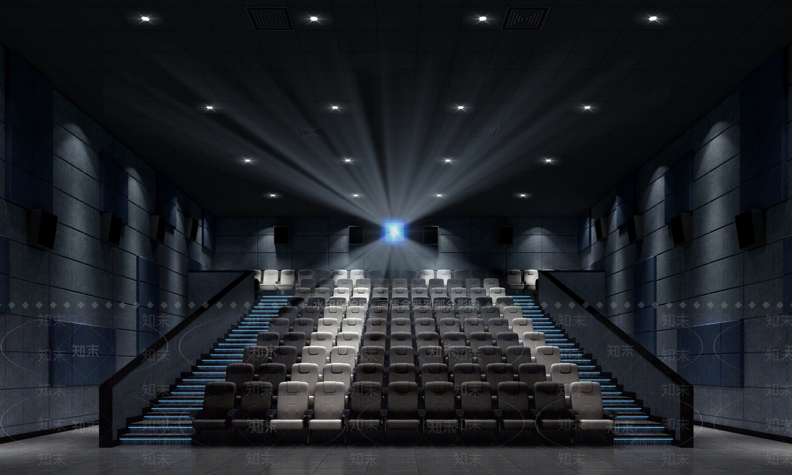 现代电影院3D模型下载【ID:1232412406】