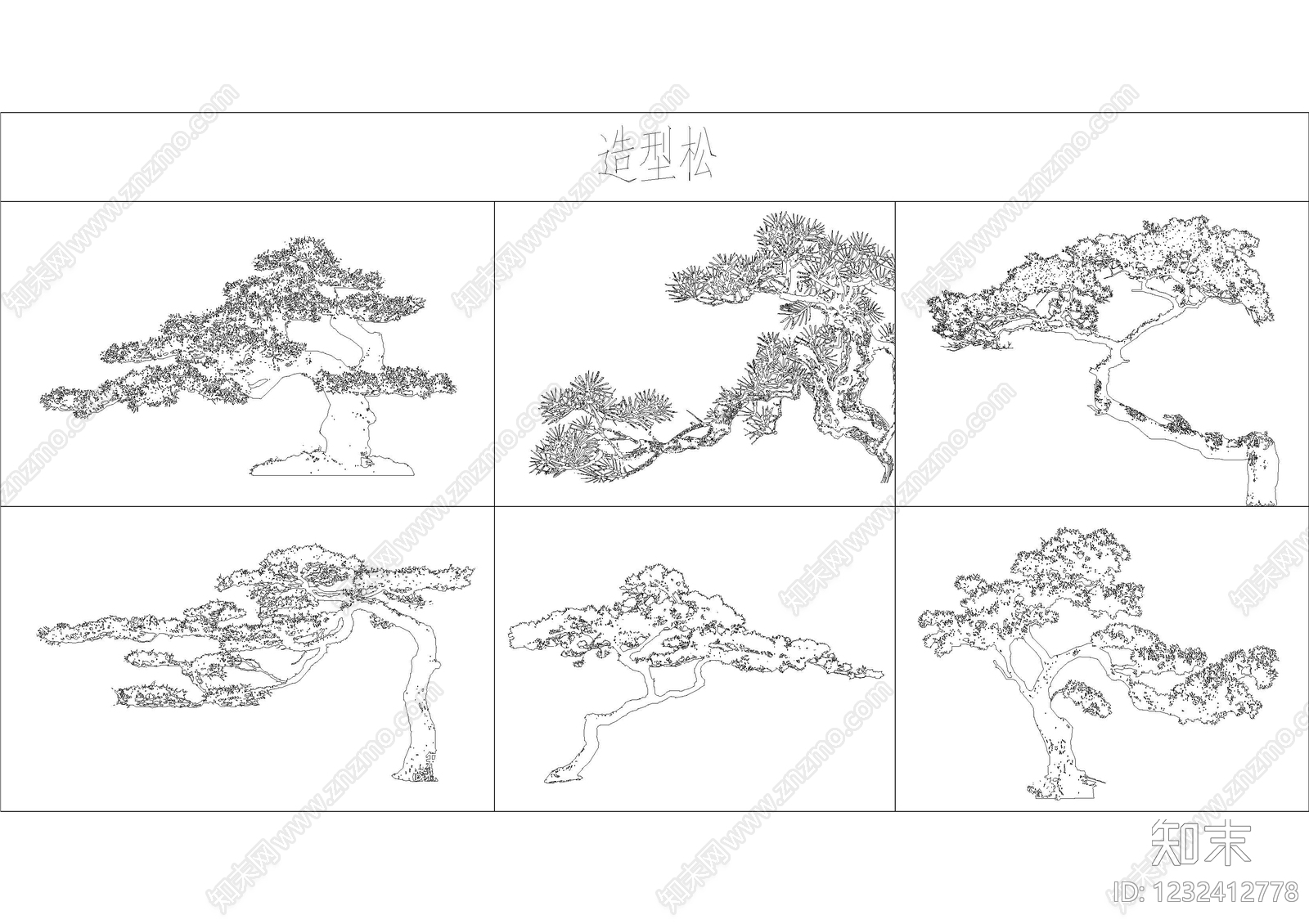 绿植CAD图纸