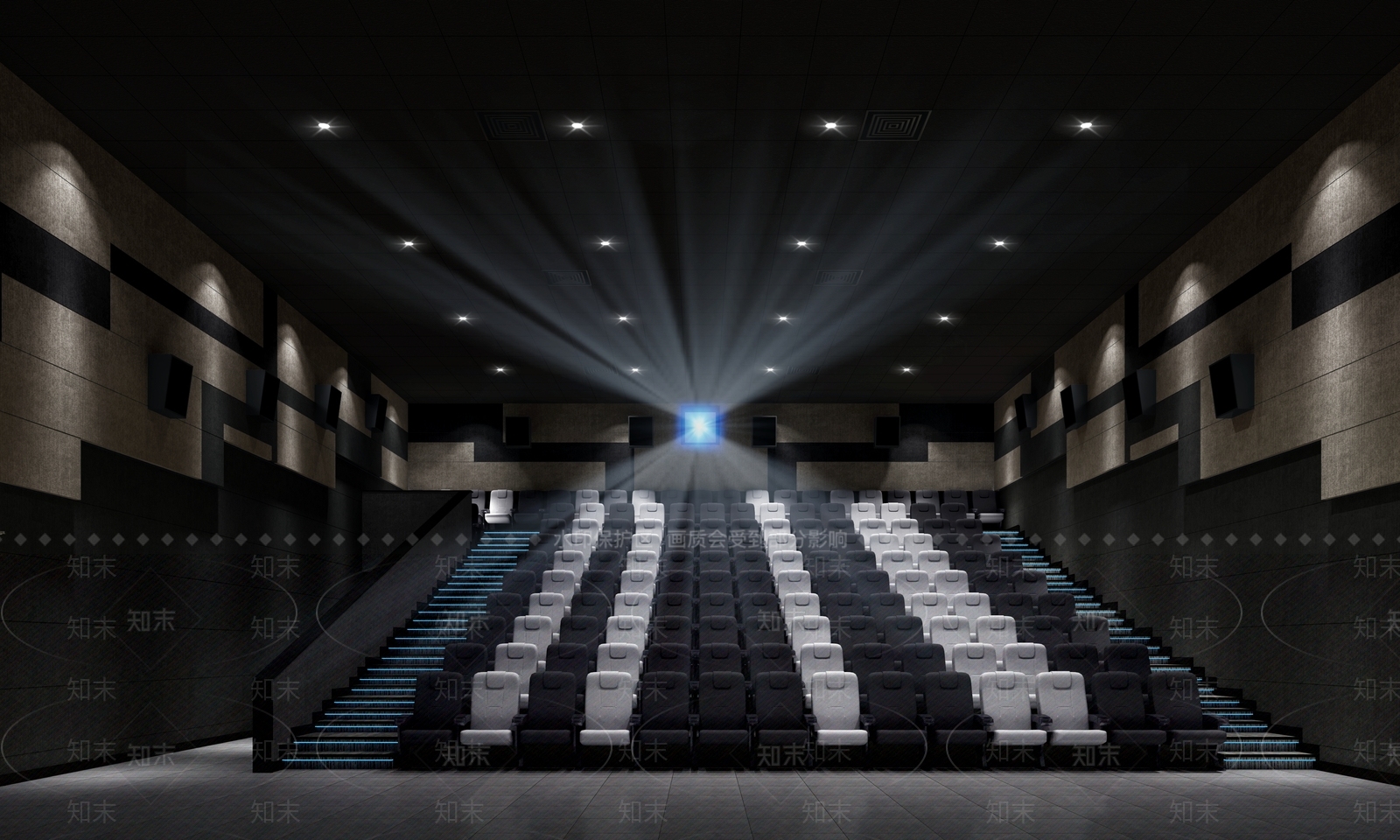 现代电影院3D模型下载【ID:1232413470】