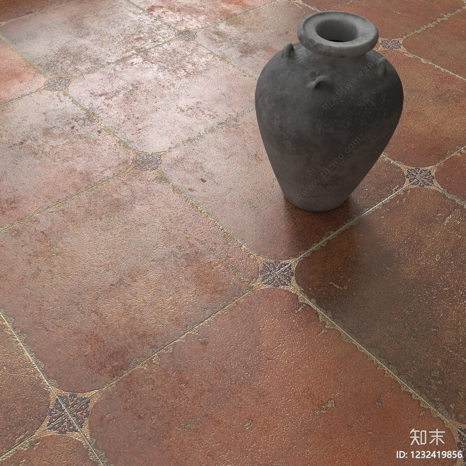 侘寂瓷砖展厅SU模型下载【ID:1232419856】