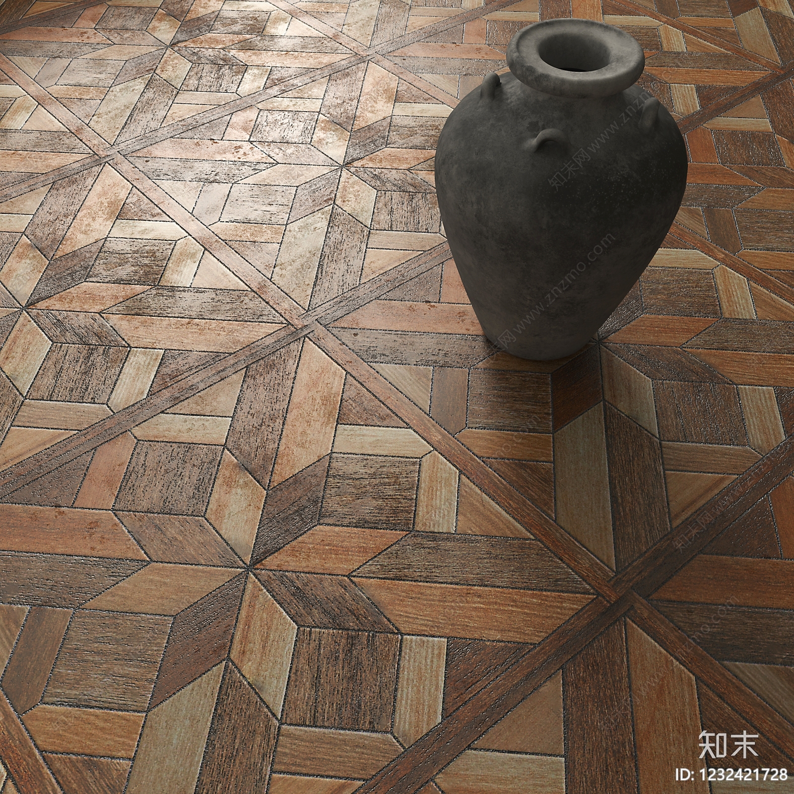 侘寂瓷砖展厅SU模型下载【ID:1232421728】